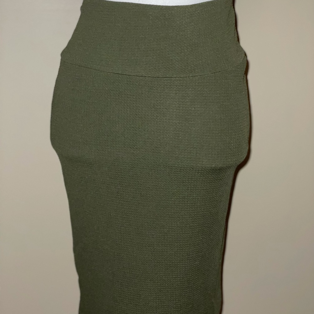 Dark green lularoe pencil skirt
